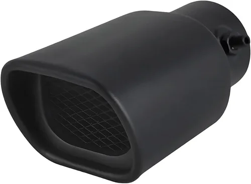 Vista 7 de Punta Cuadrada de Escape de Automóvil de Acero Inoxidable, de 2.5" a 3.7" Tubo de Escape Universal para Automóvil Tubo de Cola Garganta Tubo