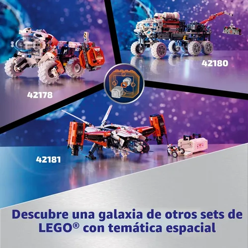 Vista 6 de LEGO Technic Surface Space Loader LT78 - Juego de construcción, juguete espacial para aventura, construcción, exploración y construcción, regalo