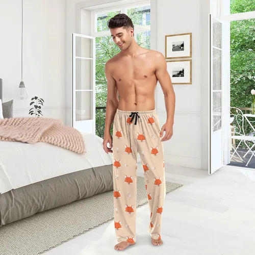 Vista 7 de Princess Frogs - Pantalones de pijama para hombre, súper suaves, con cordón y bolsillos