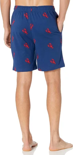 Vista 2 de Nautica Men's Soft Knit 100% Cotton Elastic Waistband Sleep Lounge Short