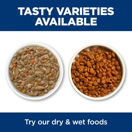 Vista 9 de Hill's Science Diet Urinary Hairball Control - Alimento húmedo para gatos adultos de 1 a 6 años, estofado de pollo y verduras, latas de 2.9 onzas