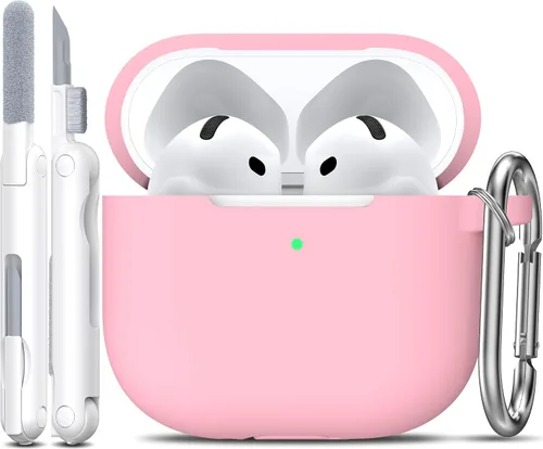 Vista 42 de R-fun for AirPods 2nd/1st Case Silicone Cover, Banana Violet Violeta plátano