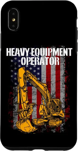 Vista 7 de Funda para excavadora de retroexcavadora con bandera de Estados Unidos para iPhone 12 mini