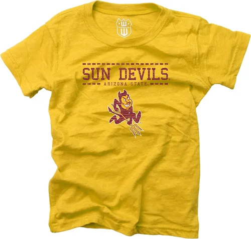 Vista 78 de Wes and Willy NCAA - Camiseta mezclada S/S para niñas