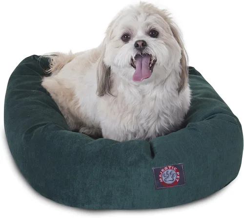 Vista 15 de Majestic Pet Villa - Cama para perros de espuma viscoelástica triturada de 32 pulgadas para perros de tamaño mediano, 32 x 23 x 7 pulgadas, cama