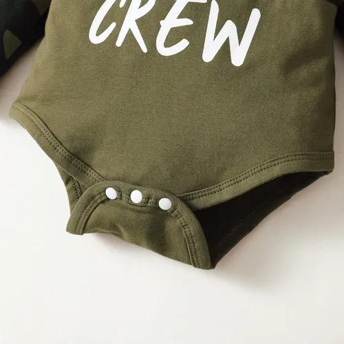 Vista 5 de Ropa para bebé recién nacido, ropa de otoño e invierno, traje nuevo en la tripulación, conjunto de ropa para bebé niño