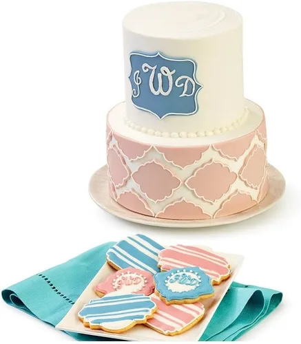 Vista 2 de Wilton 417-7555 juego de cortadores para placa de fondant, 6