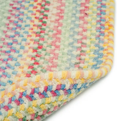 Vista 5 de Capel Rugs Baby's Breath - Alfombra ovalada trenzada (2 x 3 pulgadas), color natural