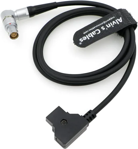 Vista 11 de Alvin's Cables RED Komodo-X Cable de alimentación para RED DSMC2 Epic Scarlet D-Tap a 6 pines hembra ángulo recto cable para DJI Ronin 4D 1M/39.4