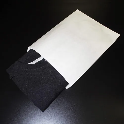 Vista 2 de CuteBox 100 bolsas de regalo de papel plano blanco (8.5 x 11 pulgadas) para mercancía, manualidades, recuerdos de fiesta, venta al por menor