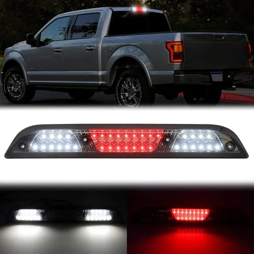 Vista 13 de Tercera luz de freno para F150 2015-2024 Strobe Pre-agujero Solo para cámara OEM/w For 15-24 F150;17-24 F250-550 Super Duty;19-24 Ranger 3rd