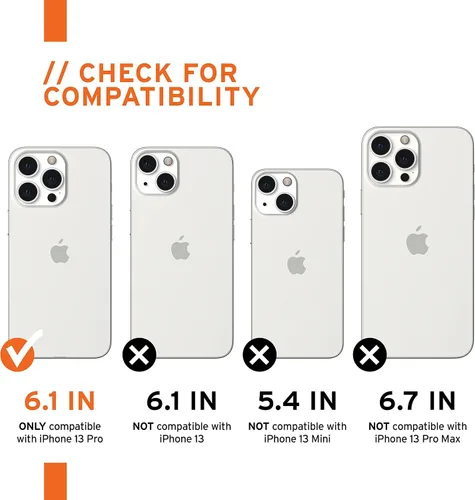 Vista 2 de URBAN ARMOR GEAR U by UAG - Funda protectora para iPhone 13 Pro, diseño de inmersión ácida, delgada, ligera, elegante, translúcida, absorbente