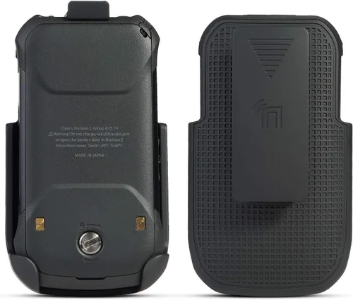 Vista 2 de Nakedcellphone Funda para Kyocera DuraXV Extreme, DuraXE Epic, DuraXA Equip, [giratorio/trinquete] Funda con clip para cinturón para Verizon E4810