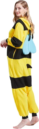 Vista 4 de Magicalani Unisex Adult Animal Onesie Pajamas, Women's and Men's Anime Cosplay Sleepwear, One Piece Halloween Costume