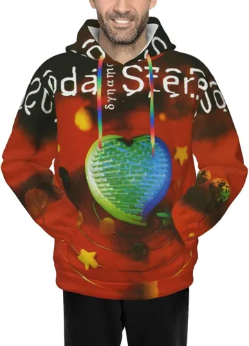 Vista 8 de Taijlao Soda - Sudadera con capucha y bolsillos para hombre, diseño de dinamo, con estampado 3D