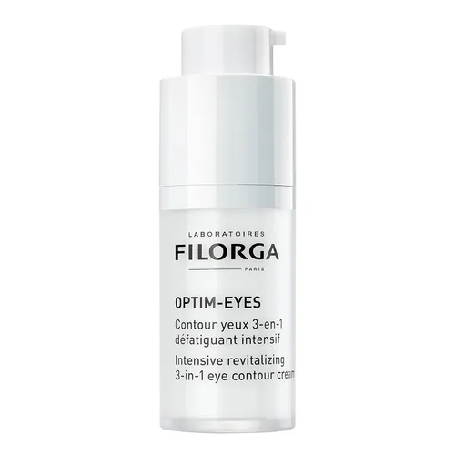 Vista 2 de Filorga Optim-Eyes Eye Cream, Revitalizing 3-in-1 Skin Treatment for Rapid Reduction of Dark Circles, Wrinkles & Puffiness Around the Eyes, 0.5 fl.