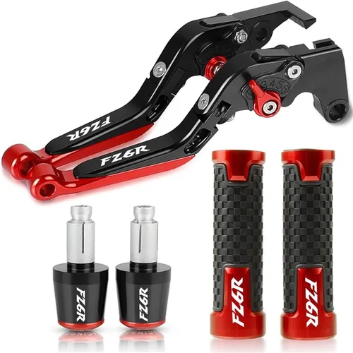 Vista 20 de Palancas de embrague de freno de motocicleta para manillar Yamaha FZ6R FZ 6R FZ-6R 2009 2010 2011 2012 2013 2014 2015 2016 2017 (Color : 1)