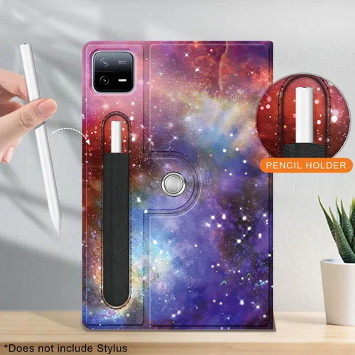 Vista 2 de Funda compatible con tablet Xiaomi Pad 6 de 11.0 pulgadas lanzada 2023 con soporte multiángulo para tableta Mi Pad 6 Pro giratoria ajustable