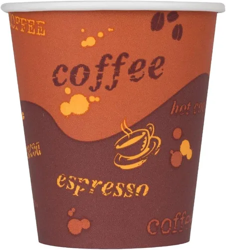 Vista 8 de Karat Taza de papel para café expreso de 4 oz, 1000 unidades, taza desechable para enjuague bucal, para bebidas calientes y frías, blanca (C-K504W)