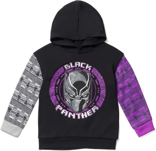 Vista 3 de Marvel Avengers Black Panther - Sudadera con capucha de forro polar para niños pequeños y grandes