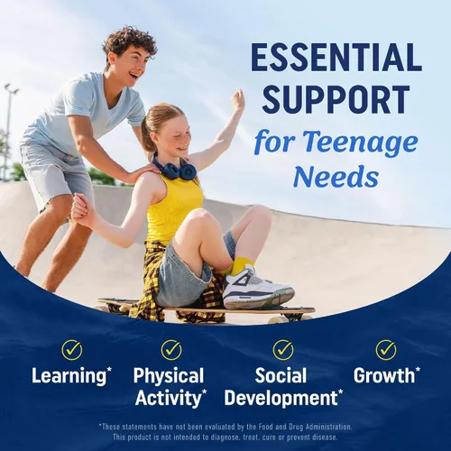 Vista 5 de Aceite de pescado Omega 3 para adolescentes Salud cerebral, concentración y apoyo del estado de ánimo, 1120 mg de Omega3 595 mg EPA + 460 mg DHA