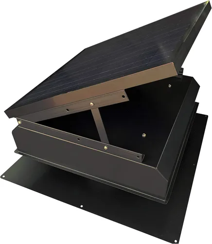 Vista 7 de Remington Solar Ventilador solar "Builder Series" de 30 vatios para ático - Incluye adaptador de 110 V para funcionamiento nocturno automático