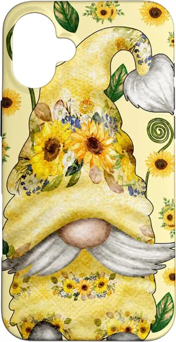 Vista 23 de Unique Sunflower Gnome for Spring and Summer Cute Pattern Case for iPhone 17