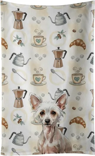 Vista 80 de Caroline's Treasures Afghan Hound - Toalla de cocina para barra de café, terciopelo frontal y lazo de algodón, lavable a máquina Sabueso afgano