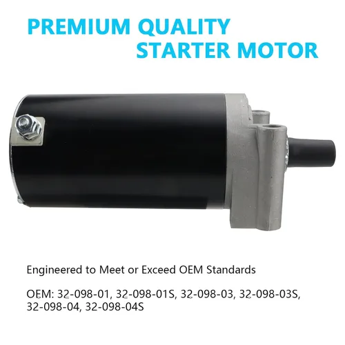 Vista 2 de Motor de arranque y relé solenoide para motores Kohler Courage para Cub Cadet i1050 i1046 06-12, SLT1554 SLT1550 05-06, LT1046 LT1045LE 05-06