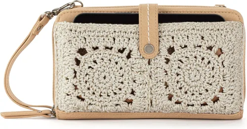 Vista 7 de The Sak Iris Bolso para smartphone cruzado Aspen Stripe / Crochet