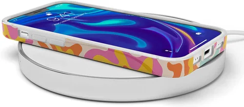 Vista 8 de Casely Funda para iPhone 11 Color tropical Splash Retro abstracto Diseño clásico ultra delgado