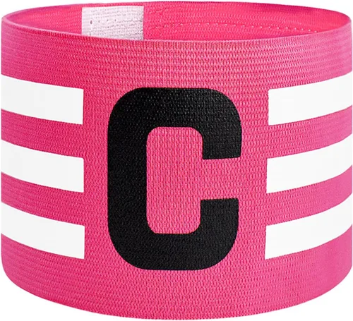 Vista 15 de Sports Captain C Arm Band for Team Training, Unisex Elastic Soccer Captain Armband Adjustable Outdoor Football Player Captain's ArmBands for Adult