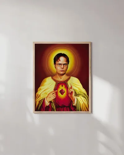 Vista 5 de HAUS AND HUES The Office Dwight Schrute - Póster de arte de pared para programas de televisión, carteles divertidos, mercancía