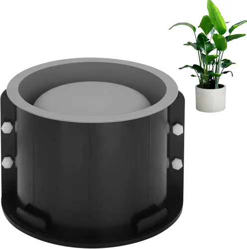 Vista 5 de Molde de Silicona para Macetas de Suculentas de Forma Ovalada Más Grande, Forma Ovalada 17.8 x 8.4 cm (L x A), Modelo de Silicona para Macetas