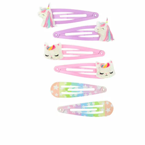 Vista 2 de Clips para Pelo Inca Multicolor Unicornio 6