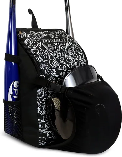 Vista 8 de PHINIX Bolsa de béisbol T-ball Mochila