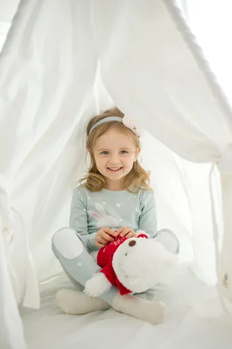 Vista 3 de VAENAIT BABY - Conjunto de pijama de 100% algodón 12M-12Y para niños y niñas con estampa de animal, camión, conejo, personajes