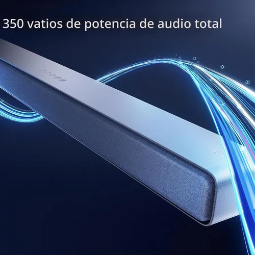 Vista 4 de TCL Barra de sonido de 3.1 canales con subwoofer inalámbrico (Q6310, modelo 2023), Dolby Audio, DTS Virtual:X, altavoz de canal central integrado