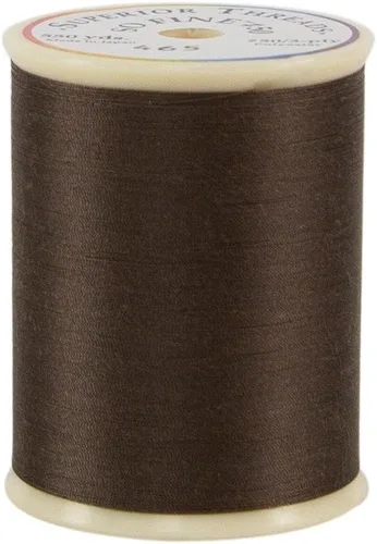 Vista 47 de Superior Threads - Tan Fine! #50#411 Negro Carrete de 550 yardas