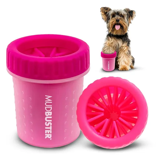 Vista 21 de Dexas MudBuster Limpiador portátil de patas para perros, grande, color blanco brillante, edición especial, suministros y accesorios de primera