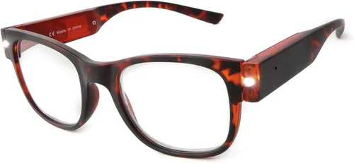 Vista 8 de USB Rechargeable Led Reading Glasses Lighted Eyewear for Women Men