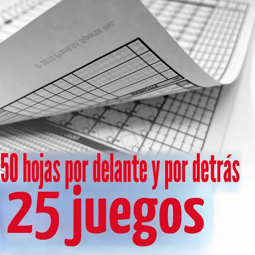 Vista 8 de Franklin Sports MLB Libro de puntuación de béisbol y sóftbol - Libro para estadísticas - Libro oficial del entrenador - 25