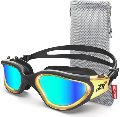 Vista 14 de ZIONOR G1 MAX - Gafas de natación polarizadas antivaho para hombres y mujeres A (polarizado + humo brillante)