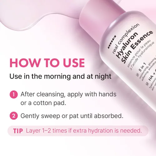 Vista 8 de Hanskin Hyaluron Skin Essence Toner – Tónico hidratante coreano para piel de cristal, ácido hialurónico y colágeno, astringente hidratante ligero