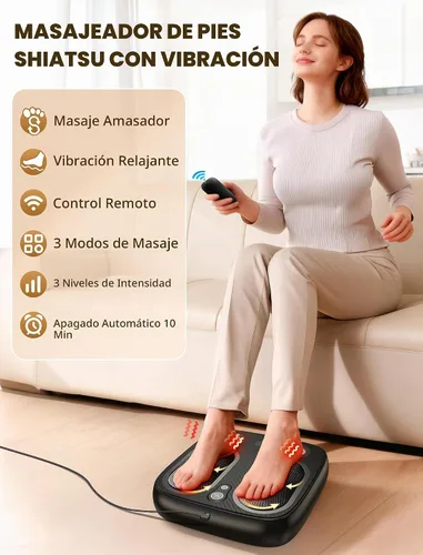 Vista 2 de Masajeador de pies con vibración para fascitis plantar y neuropatía