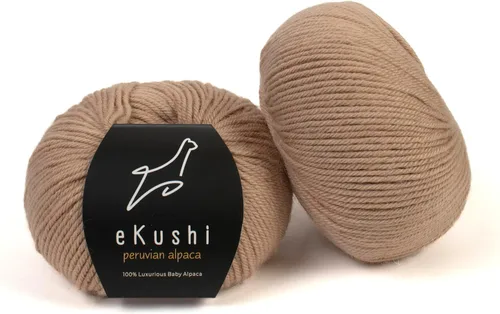 Vista 84 de 100% Hilo de Alpaca Baby para Tejer y Ganchillo - 1 Cono de Hilo Premium DK - Ligero, Hipoalergénico y Térmico Hecho en Perú - Ideal para Proyectos