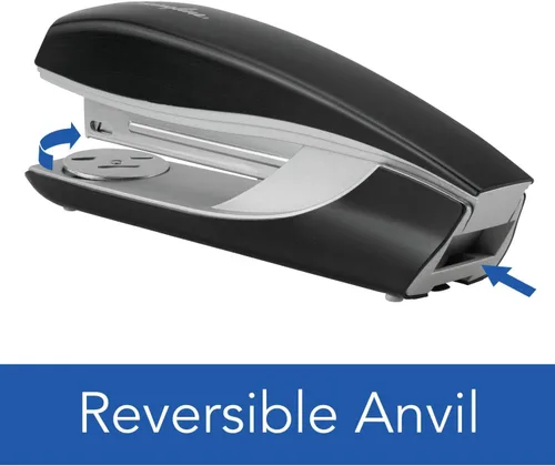Vista 3 de Swingline Grapadora, estilo de la serie NeXXt, engrapadora de escritorio, capacidad para 40 hojas, negro (55657094)