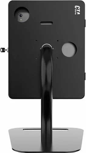 Vista 6 de CTA Digital Quiosco de seguridad de piso a escritorio - Quiosco de seguridad CTA Premium con altura ajustable para iPad Air 11" M2 (2024) - Pro 11