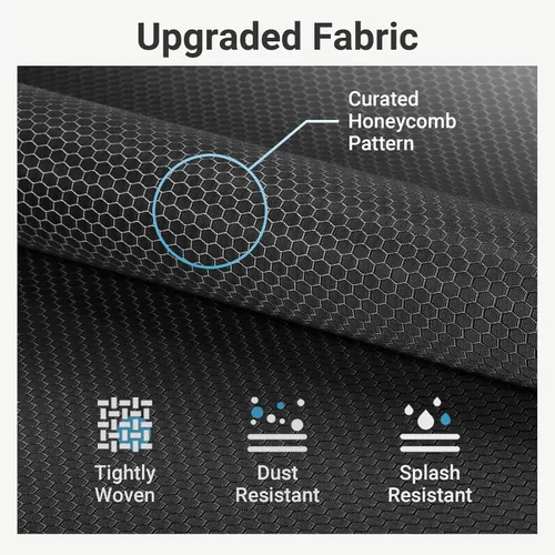 Vista 7 de VIPEK Classic V6C - Perchero de alambre resistente de 5 niveles, tamaño grande, ropa de metal negro con cubierta de tela Oxford, 70.1 pulgadas