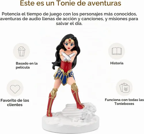 Vista 4 de Tonies Personaje de reproducción de audio de Wonder Woman de DC